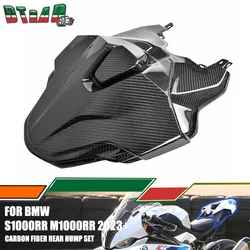2023 2024 For BMW S1000RR M1000RR Carbon Fiber Rear Seat Cover Cowl Tail Hump Undertray Set Fairing Kits Motorcycle Accessories