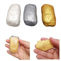 50g Ultralight Resin Clay Metallic Mud Gold/silver/pearl White Clay DIY Handmade Doll Material Pottery Sculpture Polymer Clay