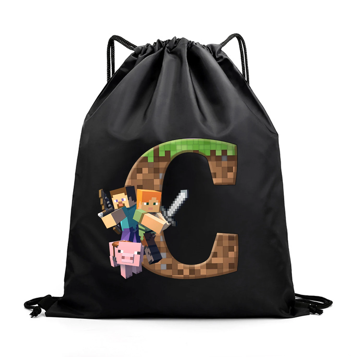 Hot Pixel Game Drawstring Bag  - Party Games Minecraft 评论和价格
