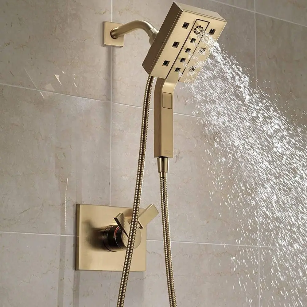 1.5/2m Stainless Steel Shower Hose High Pressure Replacement Spray Encryption Pipe Titanium Gold Universal