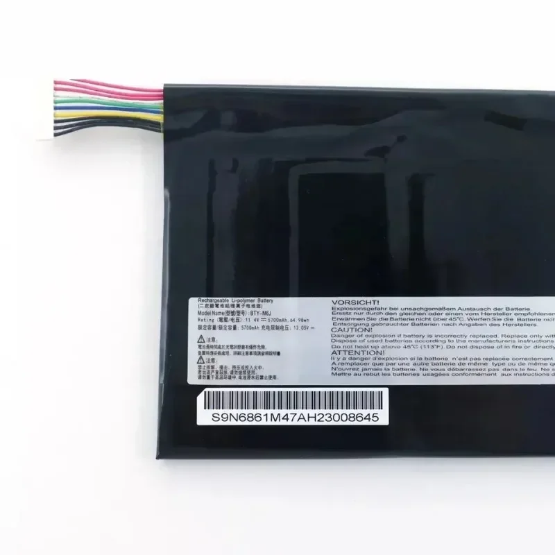 بطارية كمبيوتر محمول جديدة عالية الجودة 64.98Wh BTY-M6J لـ MSI GS63 GS63VR GS73 GS73VR 6RF Stealth Pro/ GS73VR 7RF Stealth Pro #6
