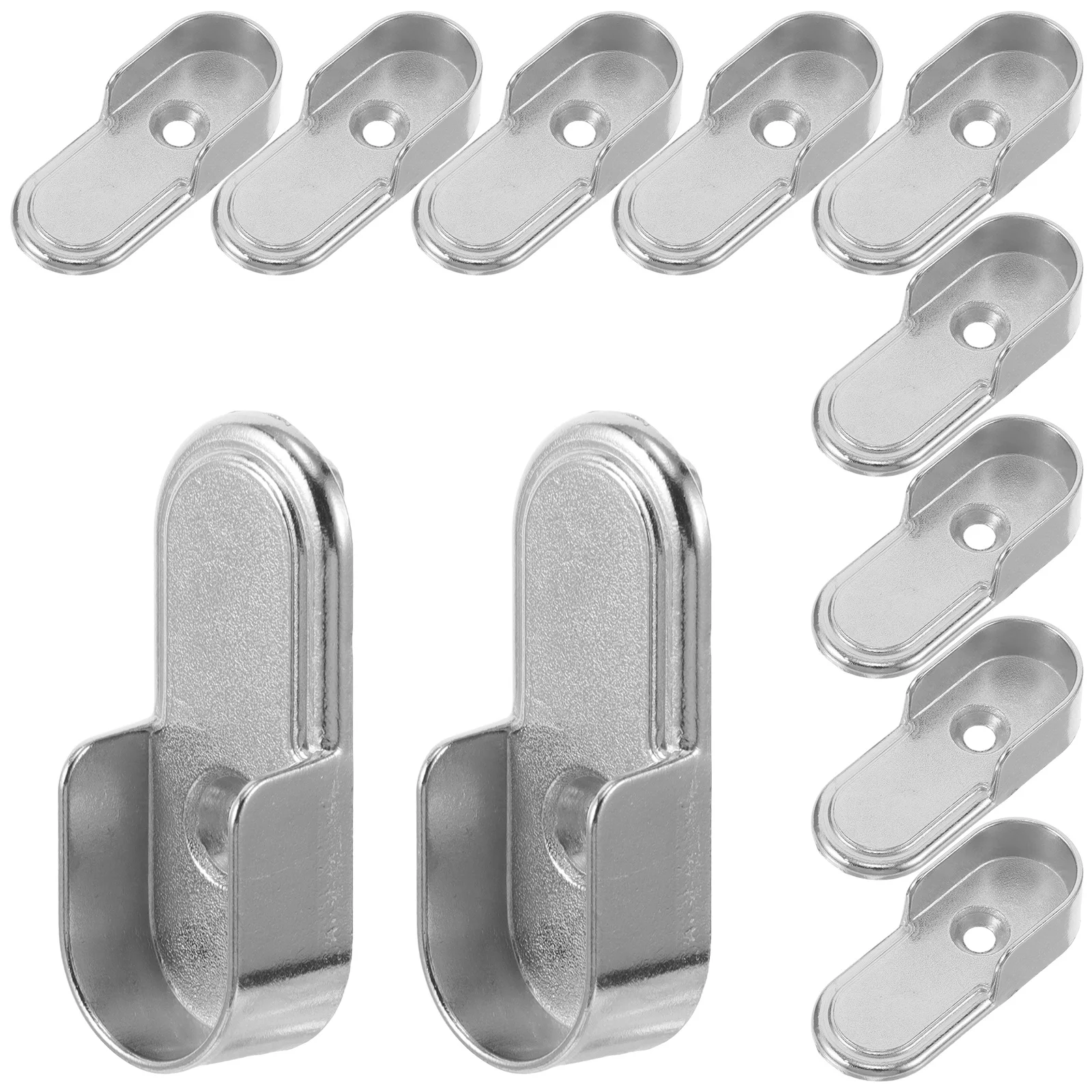 

18 шт. кронштейн для гардероба из цинкового сплава, сверхмощный держатель для стержня для шкафа, большая емкость, металлическая фурнитура для гардероба