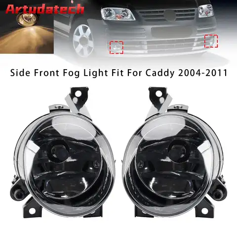 Artudatech Front Fog Light  For Volkswagen Caddy 2004-2011 Touran 2003-2008 2005 2006 2007 Car Accessories 1T0941699C 1T0941700C
