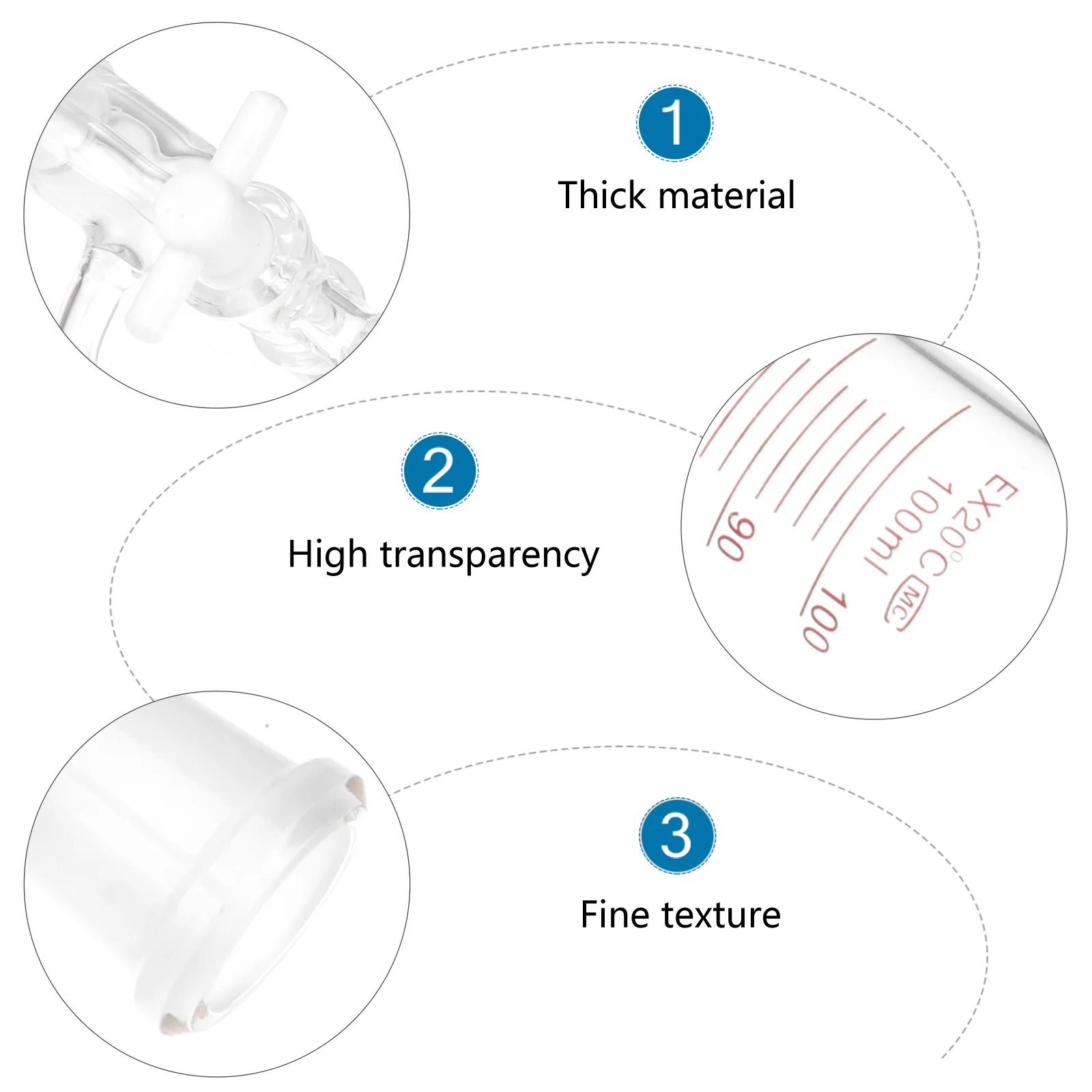 

Glass Durable Separatory Funnel Laboratory Cylindrical Standard Taper Corrosion Resistant Liquid Separation Device