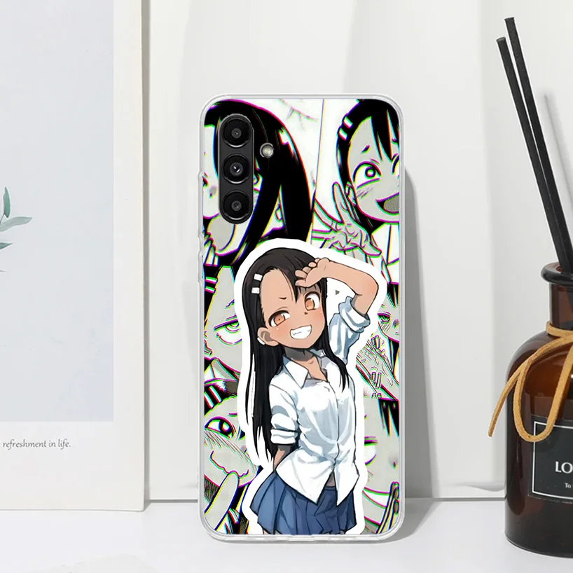 Nagatoro San Anime Aesthetic Phone Case For Samsung Galaxy A15 A25 A35 A55 A14 A24 A34 A54 A13 A23 A33 A53 A12 A22 A32 A52 A05S