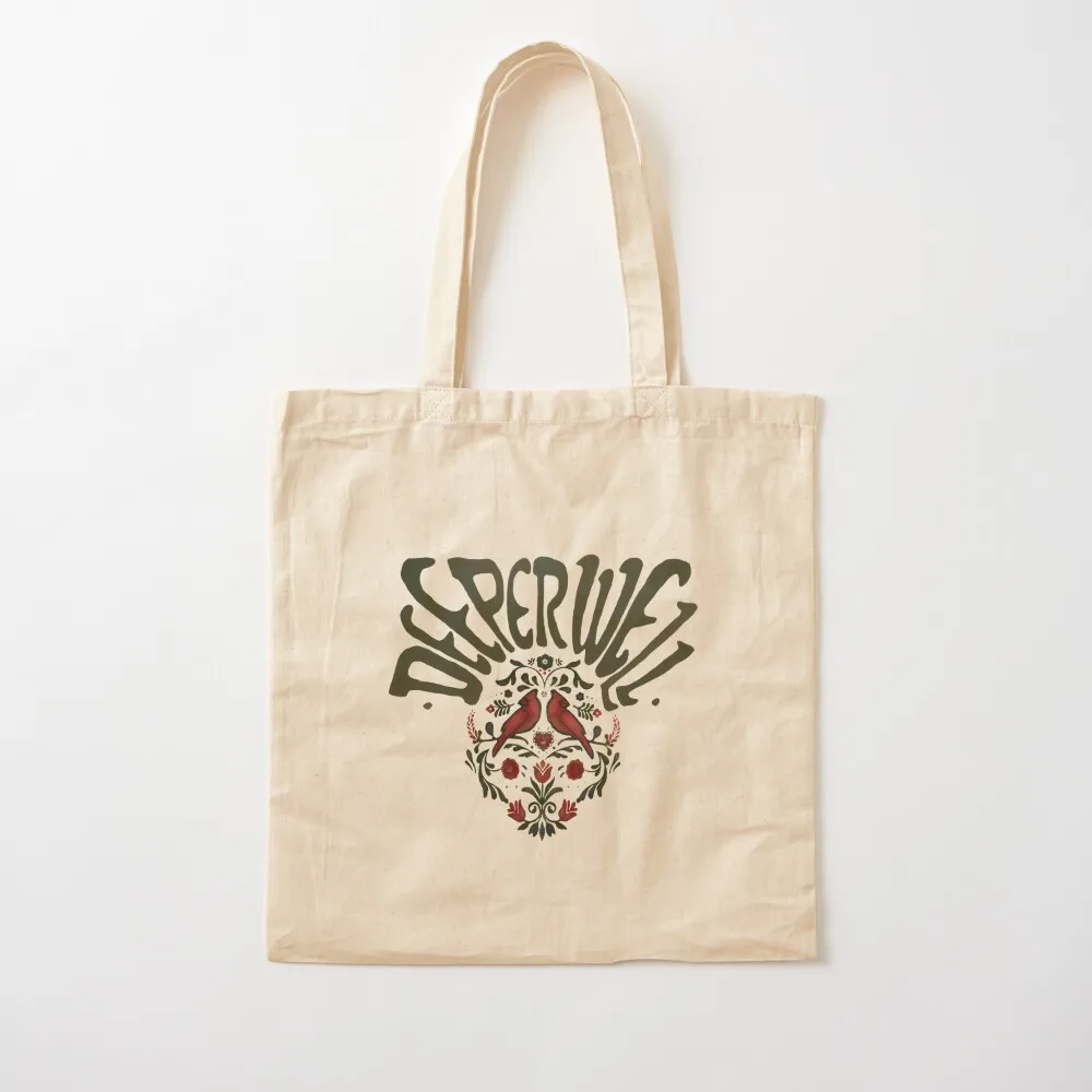 Kacey Musgraves Deeper Well Vintage Tote Bag Cloth bag tote bags aesthetic shopper bag women canvas Eco