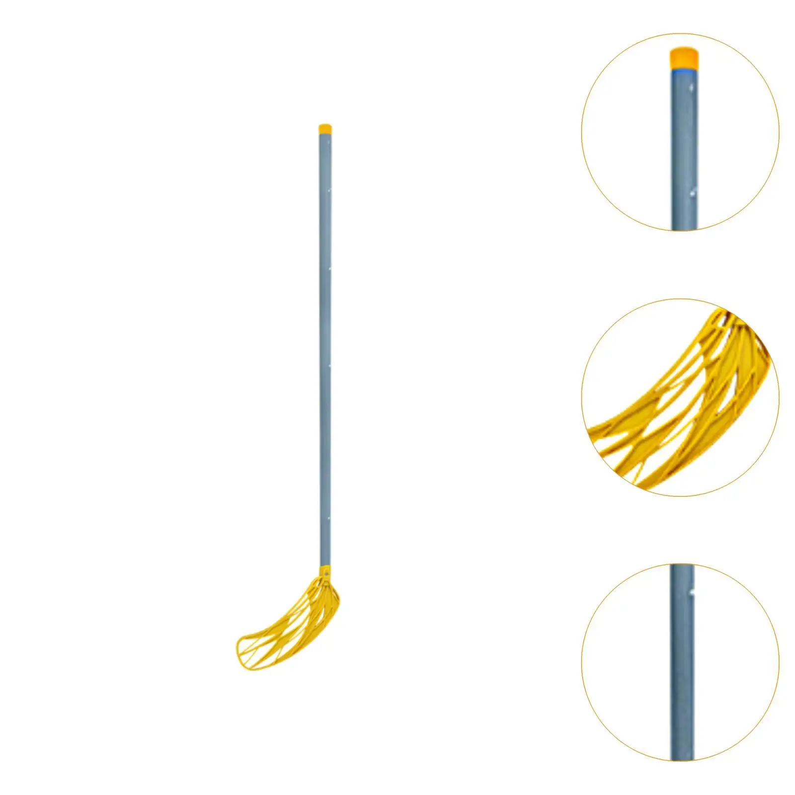 Floorball Stick Player Equipment High Performance Fiberglass Lightweight for Practice and Drills