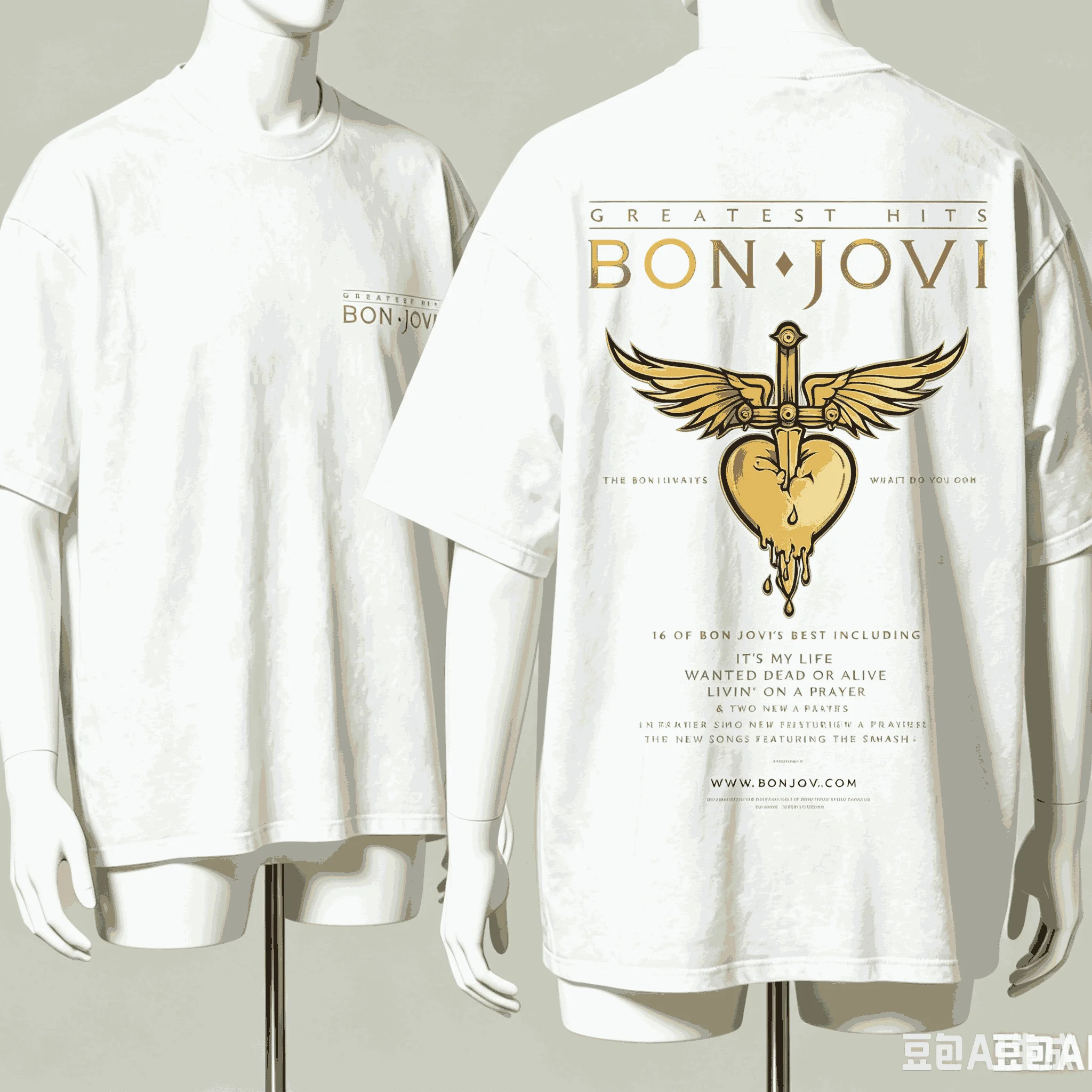 Bon Jovi for Fan Gift T-shirt Men Women Harajuku Oversized Unisex Short Sleeve Streetwear high quality Couples Classic Fashion