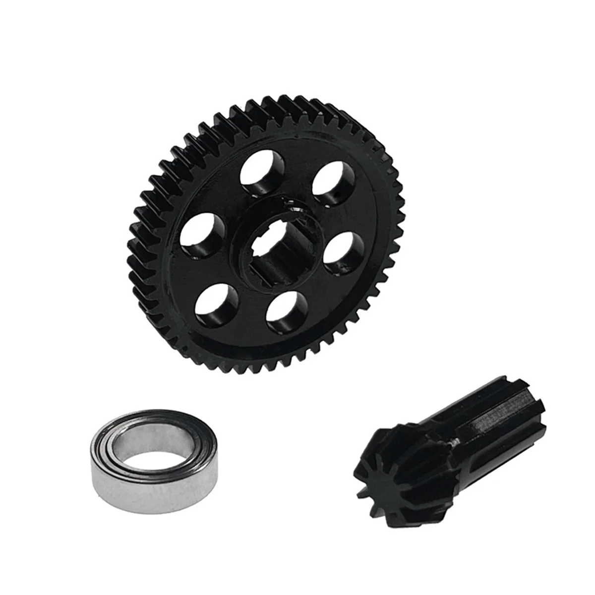 For MJX 1/14 14301 14302 1/16 16207/08 RC Car Parts Upgrade Steel Tooth Main Gear Components Drive Main Gear