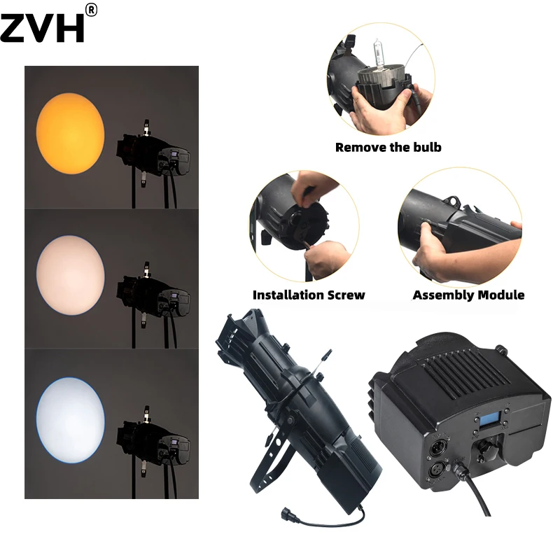 Replaceable ETC Source Four LED Light Engine 200W Upgraded your Source 4 Profile Spotlight in just Seconds for Museum Churches