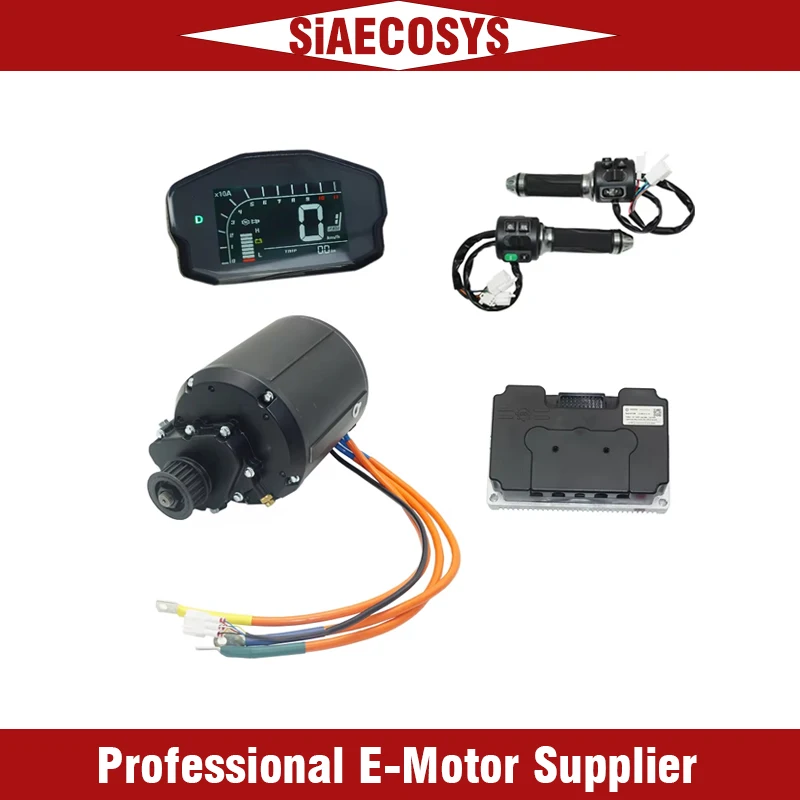 

QSMOTOR 4000W High-Performance QS138 90H V3 Liquid Cooled Mid Drive Motor Kit + Fardriver ND72680 Controller for E-Motorcycle