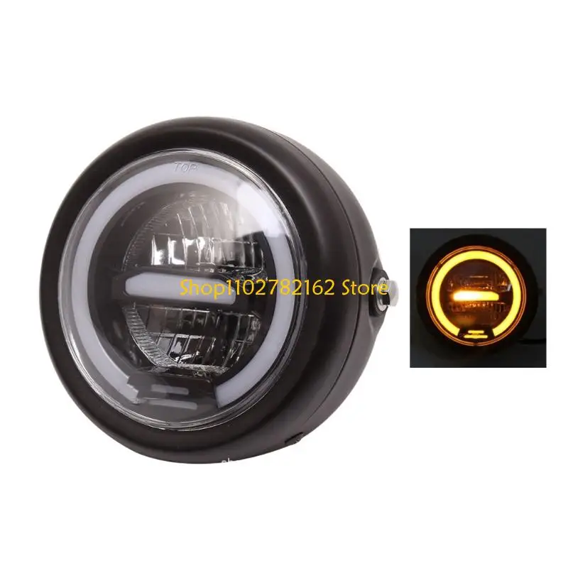 547B LED Daytime Running Light Headlight For Retro Motorcycle Modified Accessories