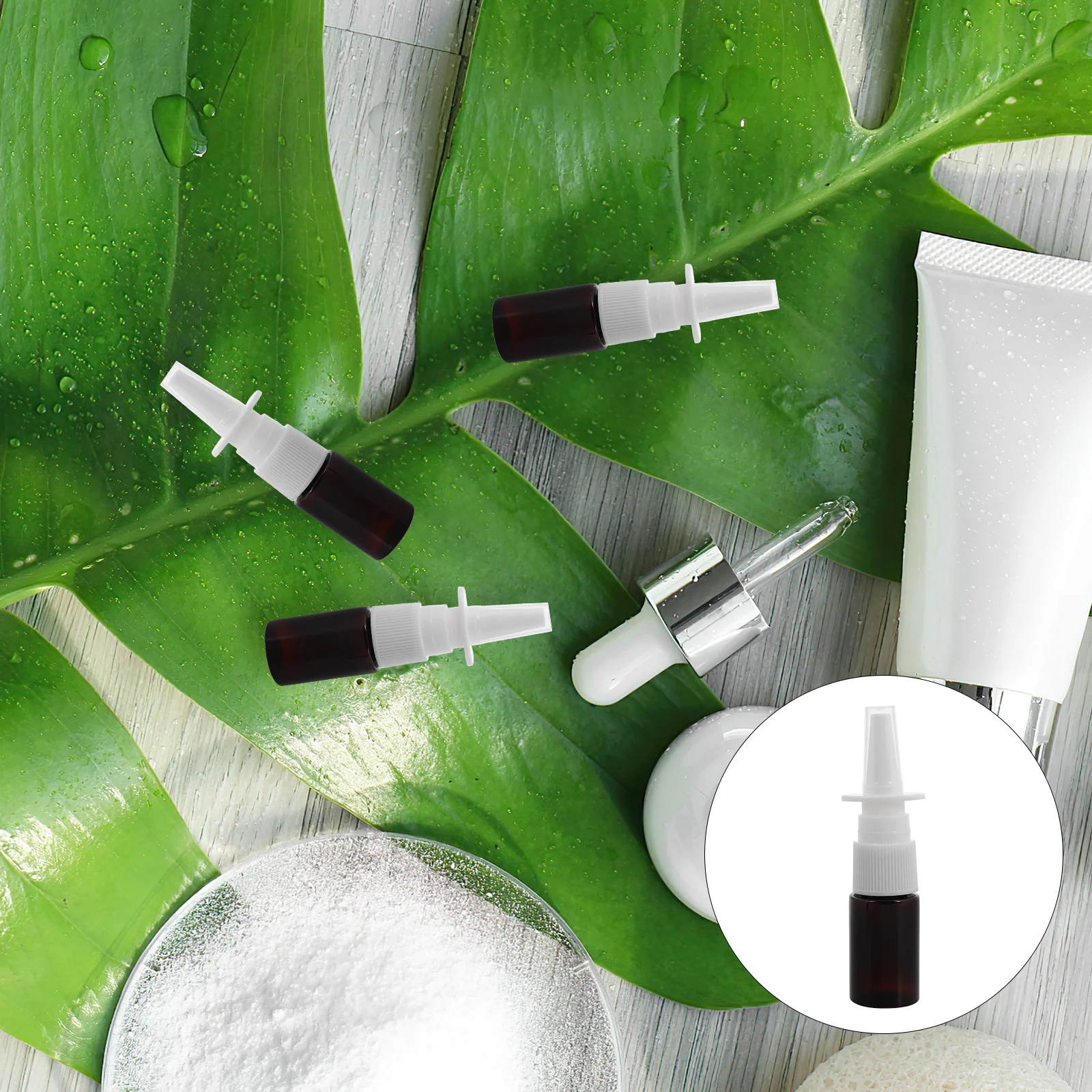 

10Pcs Spray Bottle 10Ml Refillable Atomizer for Gentle Nasal Wash Deep Cleaning Travel-Friendly Hydration