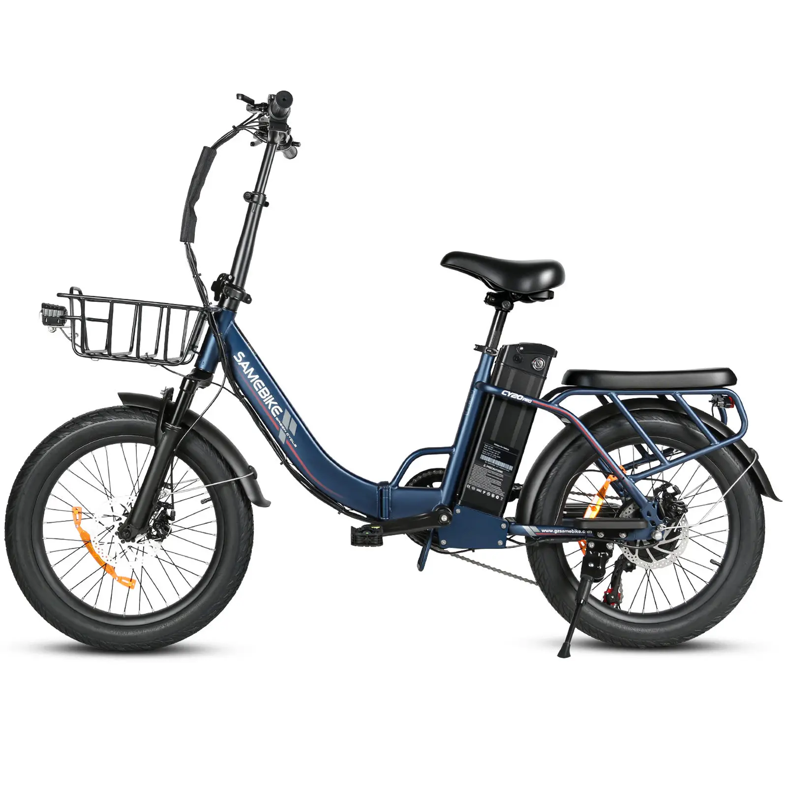 Lightweight CY20 Folding Electric Bike 350W Motor 36V15AH Battery Mountain E-Bike 20-Inch Tire Urban Commuter Electric Bicycle image 7