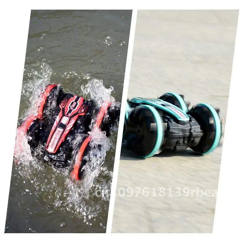 Veicolo fuoristrada a quattro ruote motrici con telecomando anfibio elettrico con rilevamento dei gesti per giocattoli per ragazzi e bambini