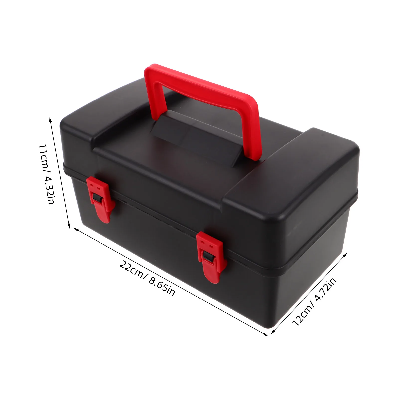 กล่องเก็บไจโรสโคปพลาสติกสีดำ กล่องจัดระเบียบของเล่นหมุนได้พร้อมหูหิ้ว กระเป๋าพกพาสำหรับเดินทาง