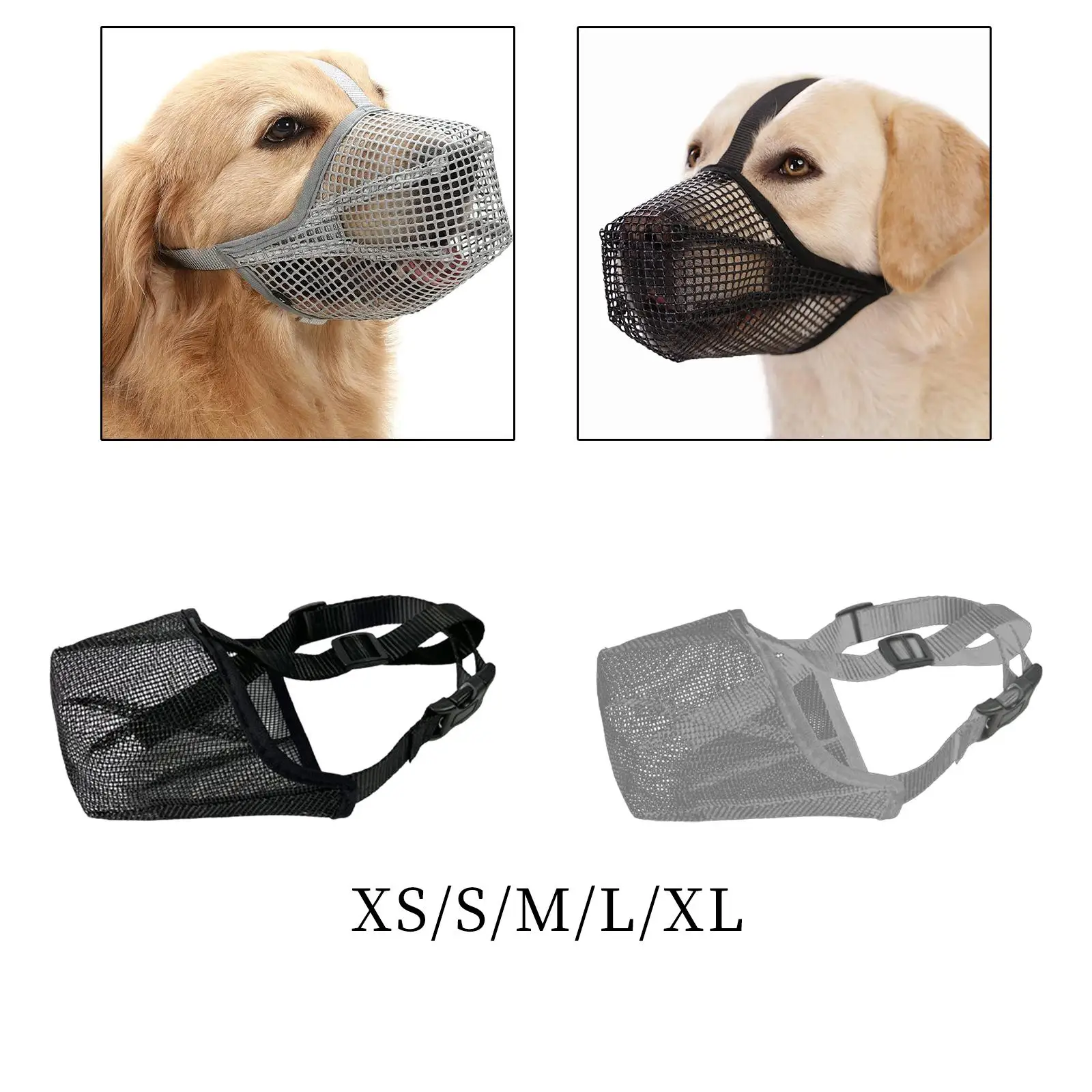 Bozal de malla ajustable para perro – entrenamiento y comportamiento - imagen 5
