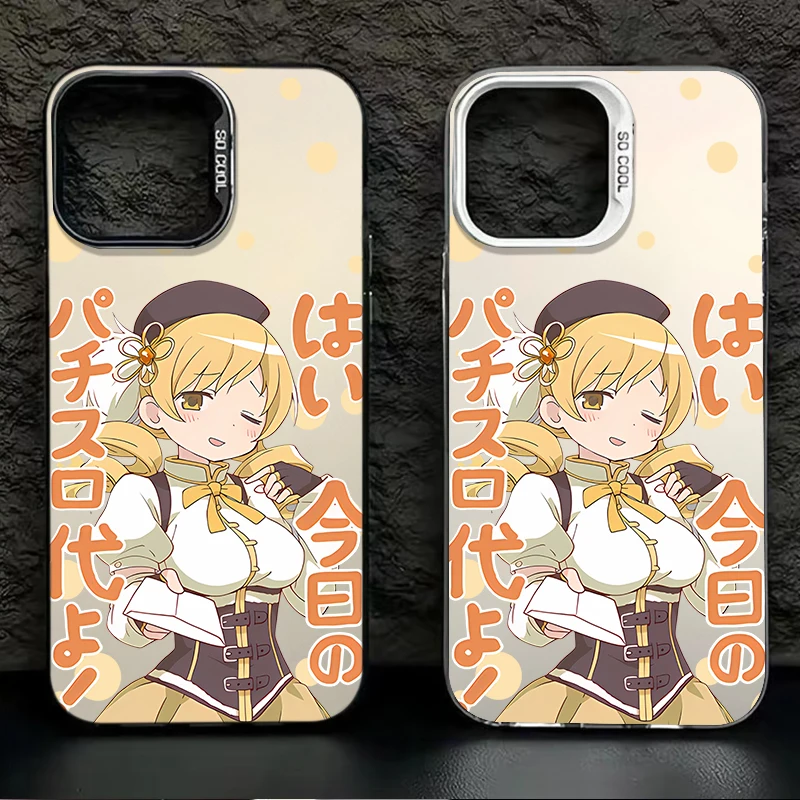 Anime Girl Tomoe Mami Frosted Case for Samsung Galaxy A37 A36 A35 A34 A32 A26 A25 A24 A23 A22 5G 4G A17 A16 A15 Acrylic Cover