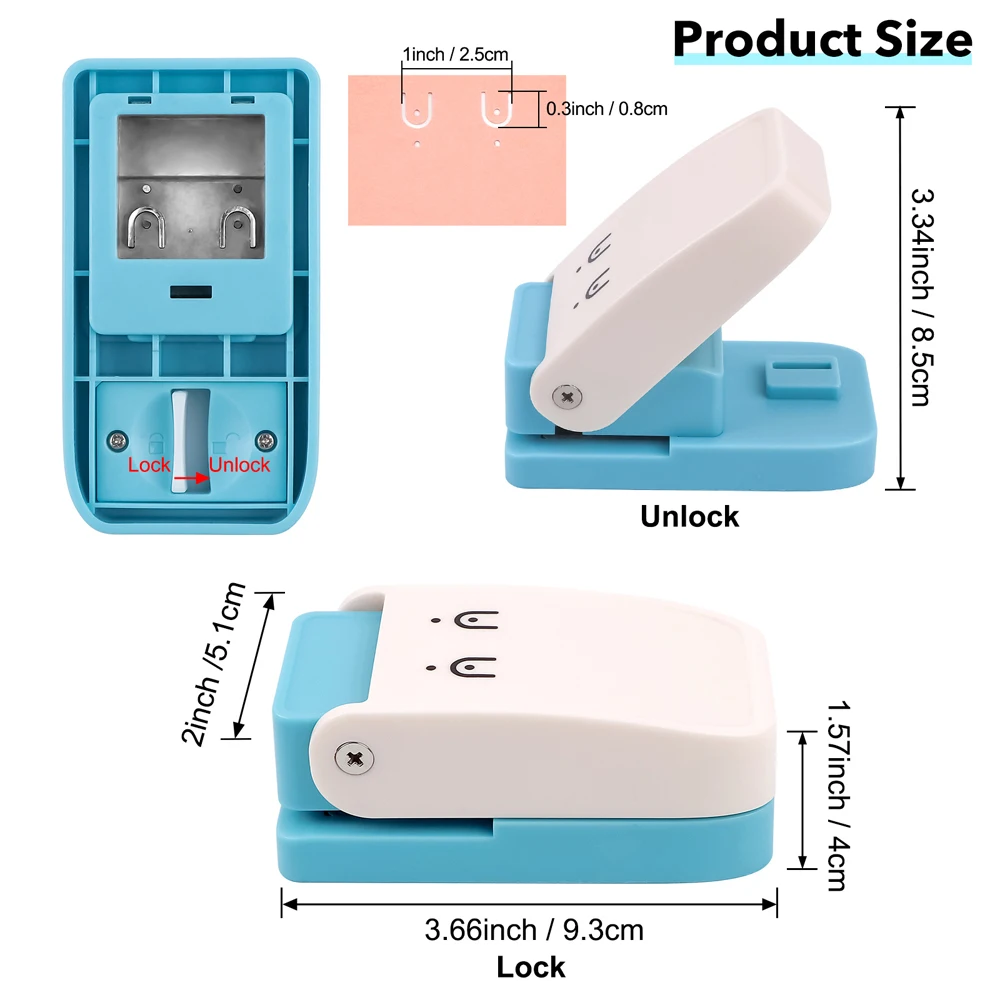 

Durable Jewelry Earring Display Card Hole Punch Tool for Making Professional Diy Jewelry Cards and Paper Crafts Handmade Tool