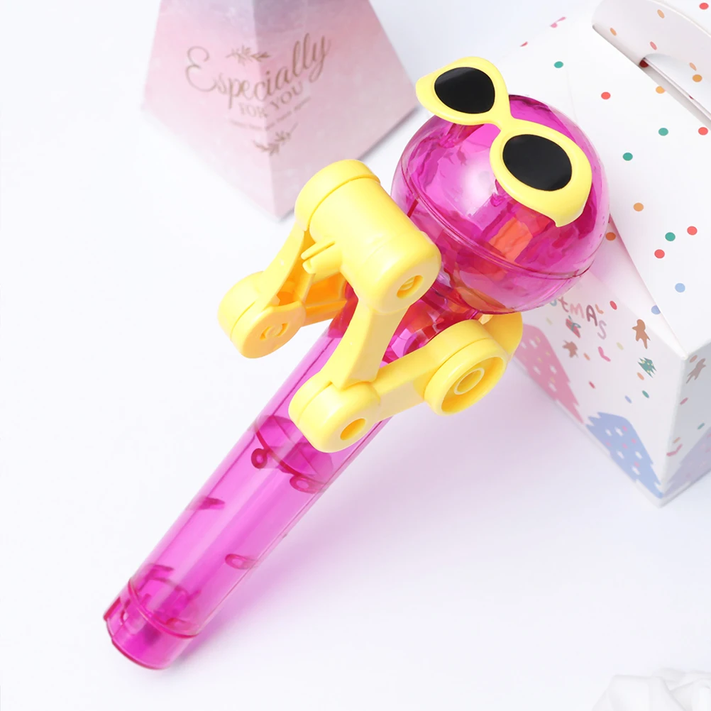 

4 Pcs Kid Dinosaur Lollipop Robot Toys Sucker Holder for Kids Holders Plastic Travel