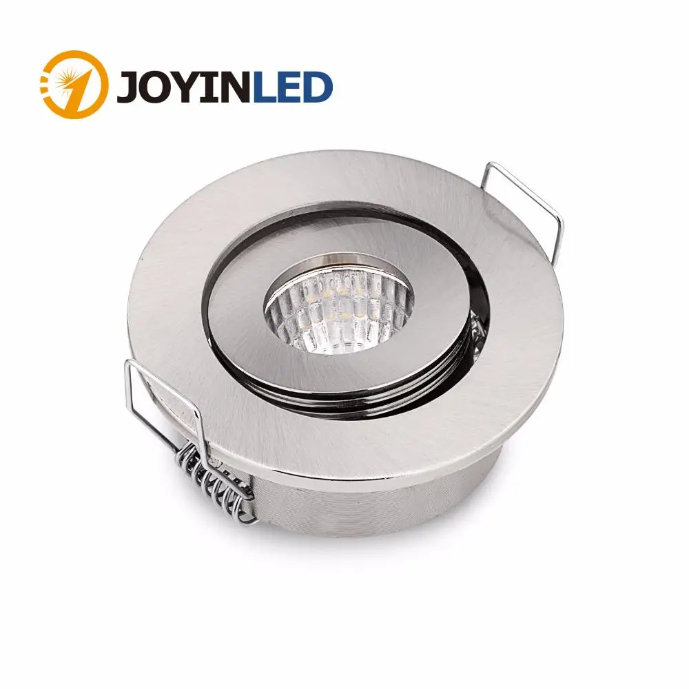 10PCS 52mm 2 inch 3W LED Ceiling Spot Lights Recessed COB Mini LED Downlights DC12/24V Indoor Cabinet Lamp