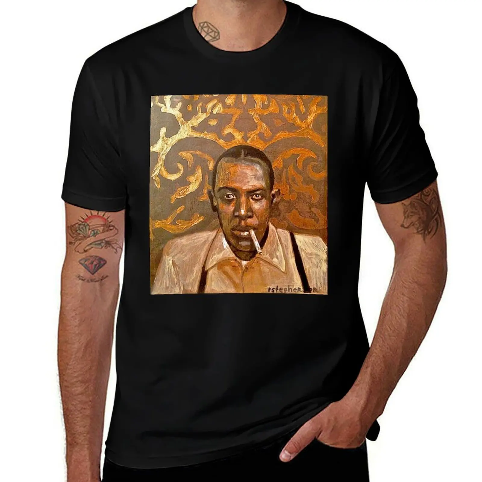 Robert Johnson T-Shirt man t shirt cotton high quality t shirts for man cotton soft T-Shirt