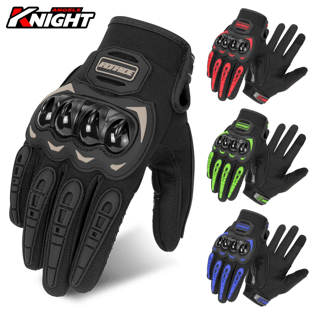 Motorrad Handschuhe Sommer Wasserdichte Touchscreen Voll Finger Handschuhe Schutz Anti-herbst Guantes Moto Nicht-slip Reiten Handschuhe