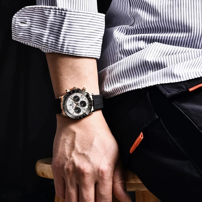 PAGANI DESIGN 2024 Men Watches Top Brand Sports Men Quartz Wristwatches Waterproof Stainless Steel Business Clock Reloj Hombre