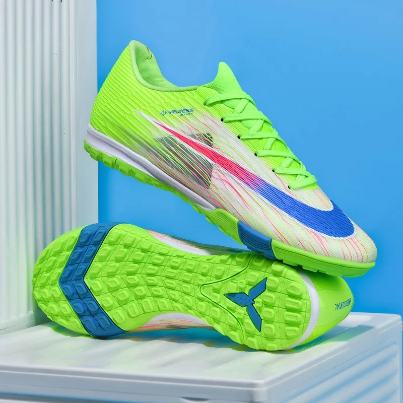 

Мужские футбольные бутсы высокого качества, сверхлегкие, удобные, для тренировок на газоне, TF/FG, противоскользящие, для футбола.