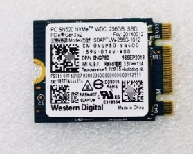 

second-hand SN520 256G M.2 2230 PCIe NVMe SSD Original solid-state drive for computers