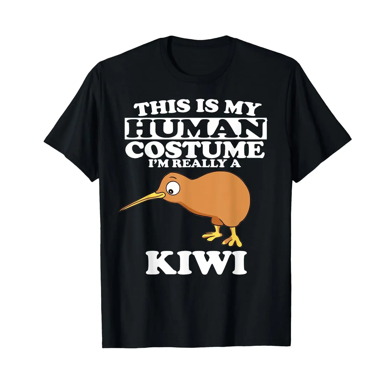 This Is my Human Costume I'm Really A Kiwi Bird T Shirt vintage Washed Stylish Soft Unisex designer clothes Versatile homme