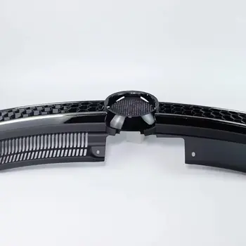 Siatka plastra miodu, przedni zderzak samochodowy, grill chłodnicy do Volkswagena Golfa 6 MK6 2009, 2010, 2011, 2012, 2013, GTI, styl, środkowy grill wyścigowy 10 best sales 2012 gti - №1
