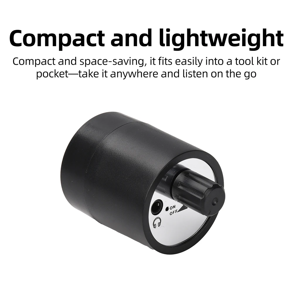 Type C High Sensitivity Pipeline Leak Detector Pointer Instrument Sound Frequency Display Portable Auxiliary Leak Testing Tool
