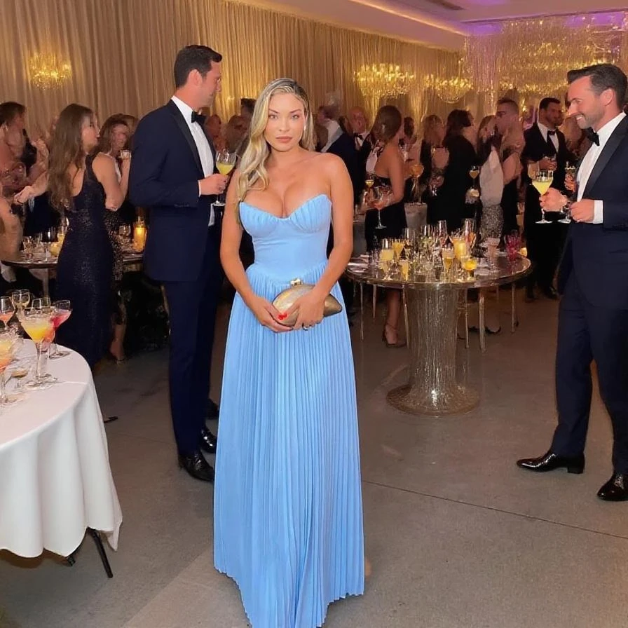 Suninheart 여름 섹시한 Strapless 드레스 여성 2024 새로운 도착 우아한 Pleated 드레스 Maxi Bustier 코르셋 파티 드레스 클럽