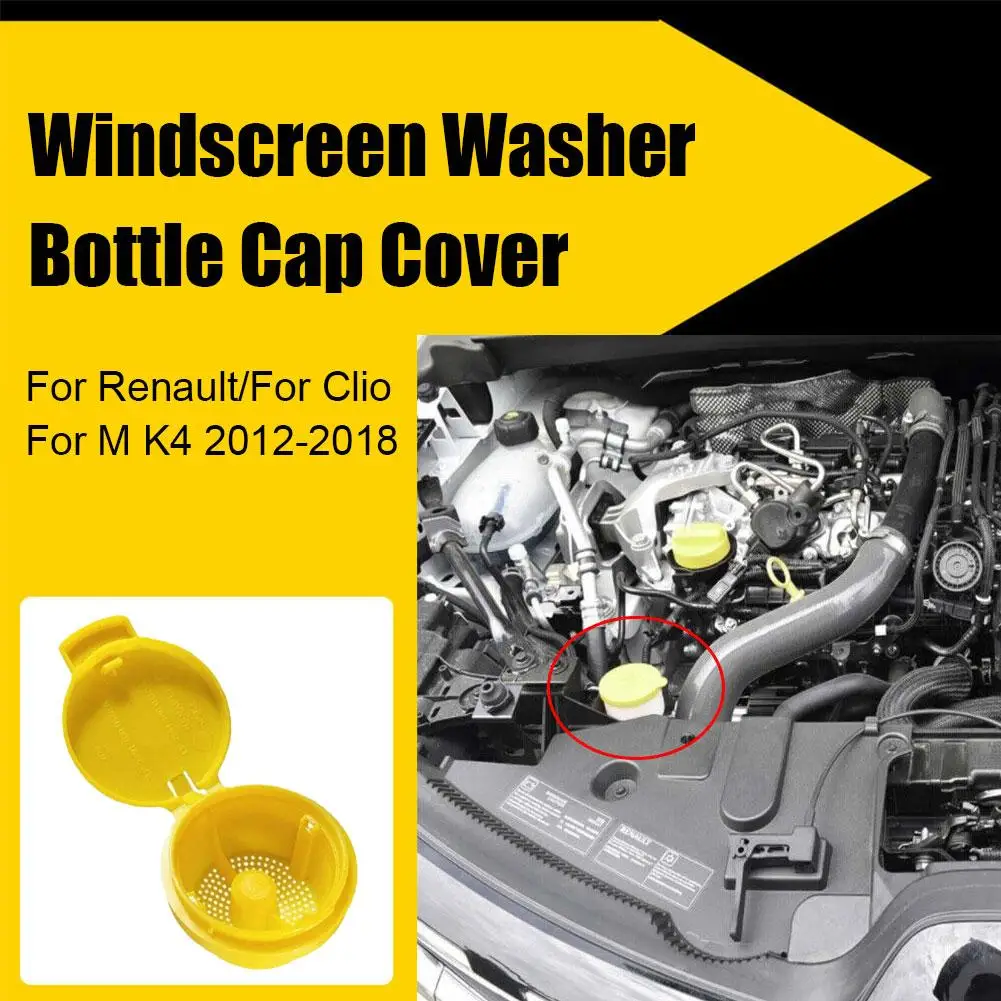 Windscreen Washer Bottle Cap Cover 289130004R For Renault For Clio M K4 2012-2018 Washer Fluid Reservoir Tank Cap Car Acces I6R8