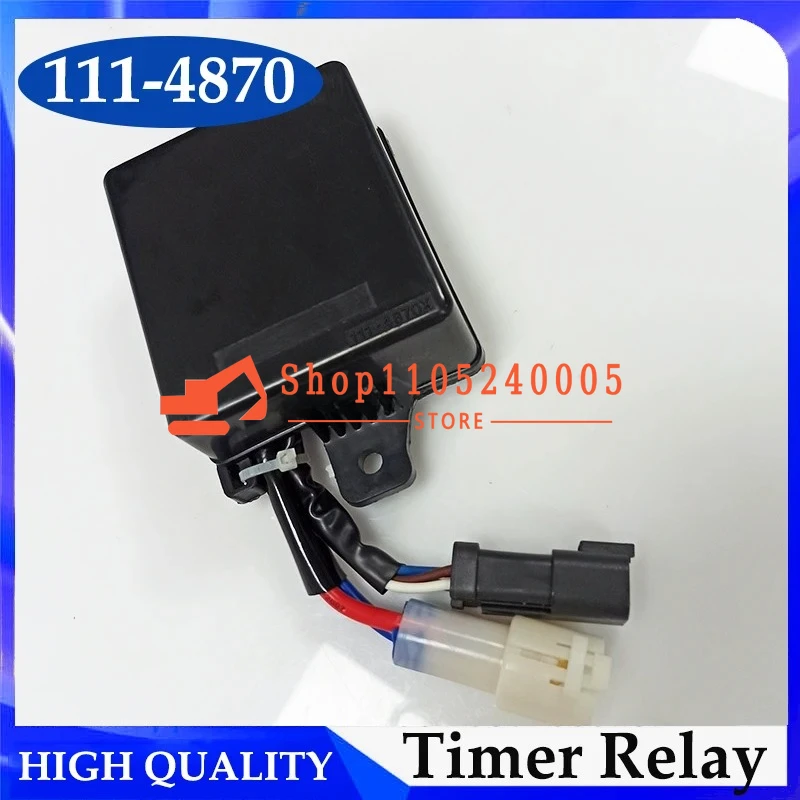 1114870 Timer Relay E320B E325B E330B Excavator Starter Relay 111-4870