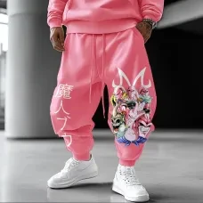 Dragon Ball Super Majin Buu T-shirts, sweats à capuche, shorts et pantalons de sport imprimés tendance pour hommes et femmes, printemps et automne
