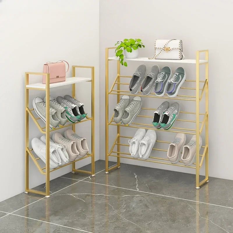 Ultra-thin Shoe Organizer Multi-layer Dustproof Shoe Cabinets Slanted Design Storage Shelves Stable Load-bearing Home Furniture