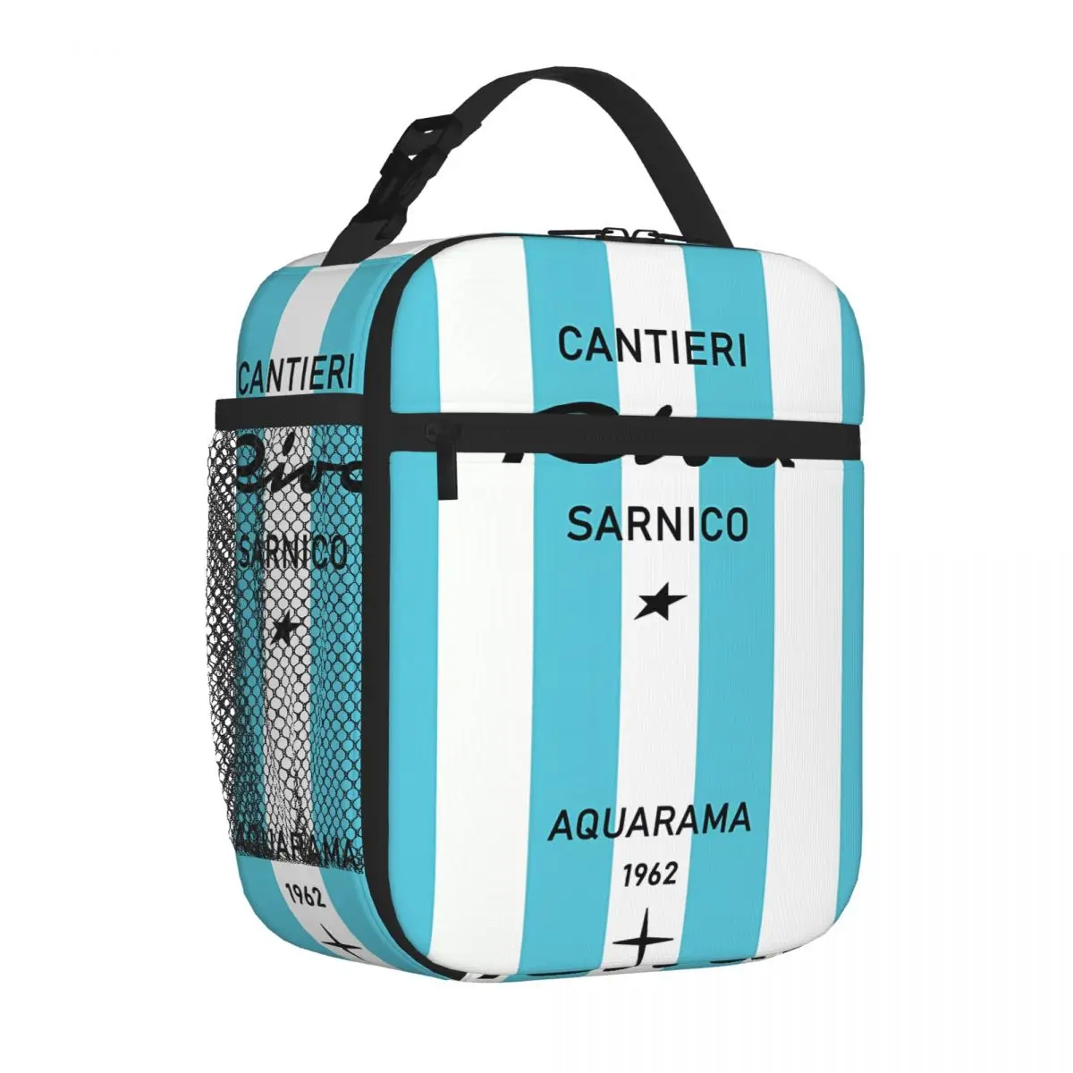 Bestselling Cantieri Riva Aquarama Marine Yachting Riviera Rainbow Print Waterproof Lunch Bag Daily Meal Prep Meal Prep Bag