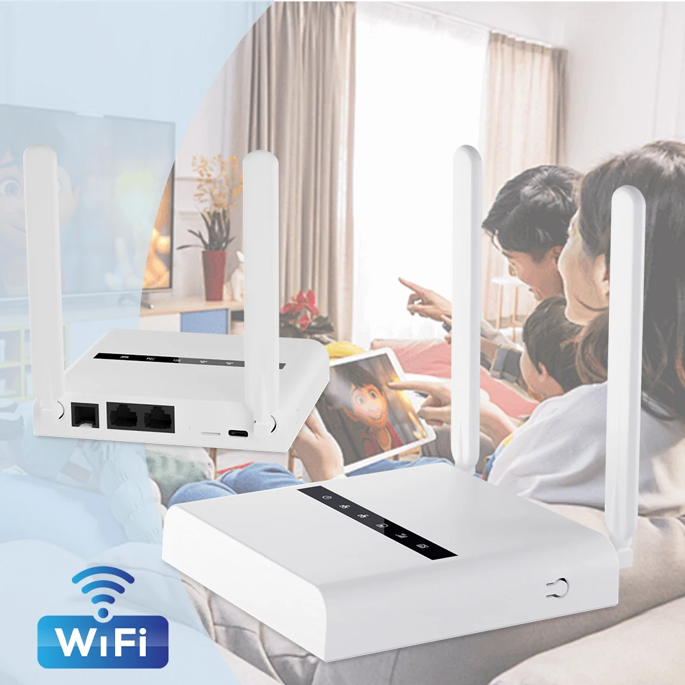 

JIMI 4000 мАч аккумулятор 4G CPE маршрутизатор с портом LAN 2,4 ГГц USB Wi-Fi маршрутизатор