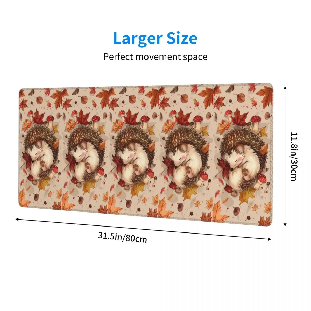 Large Mouse Pad Hedgehog Animal Gamer PC Laptop Mats Keyboard Carpet Computer Gaming Office Accessories Desk Mat