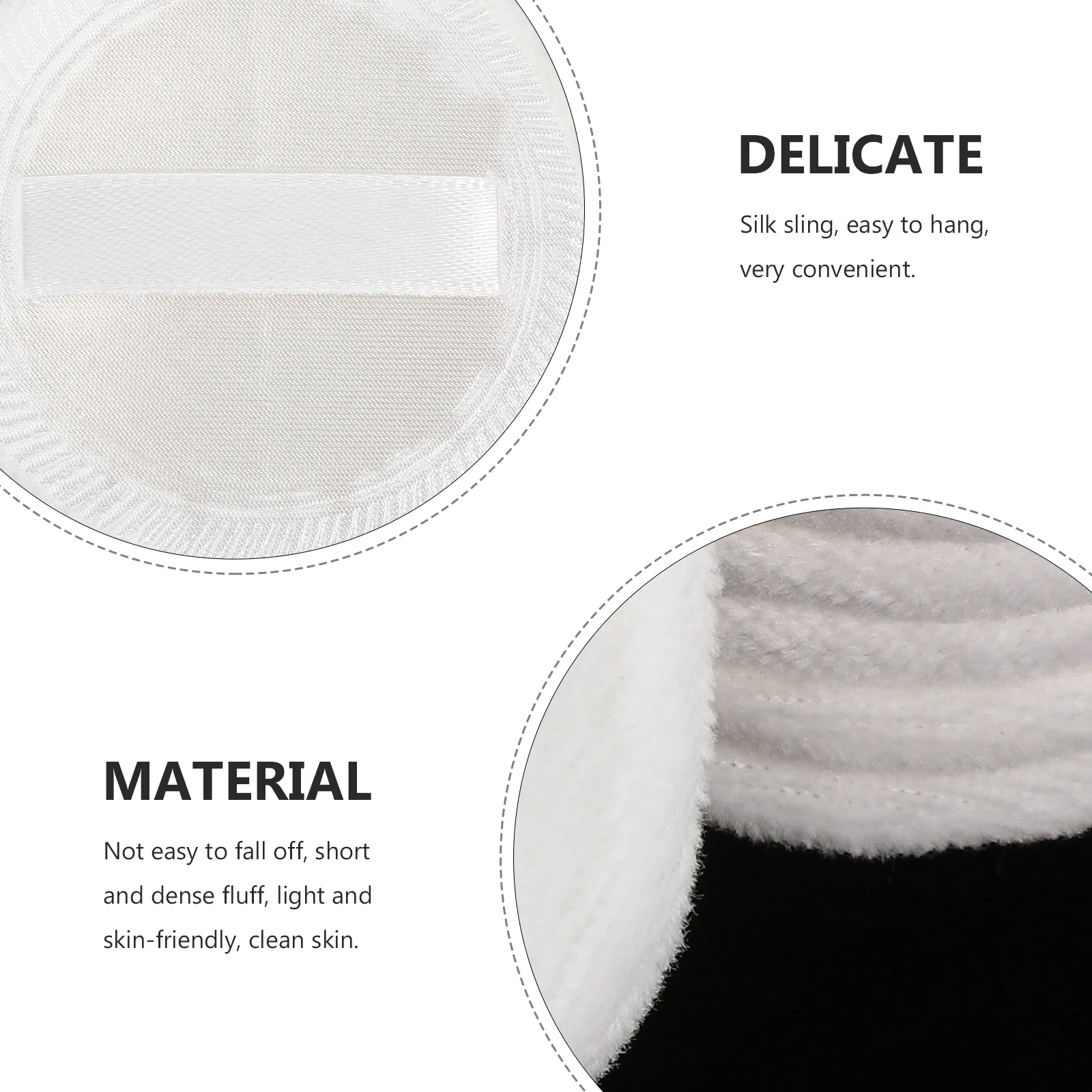 

10 Pcs Powder Beauty Tools Compact Puff for Face Make up Sponges Decorate Body Women Makeup Ribbon Facial