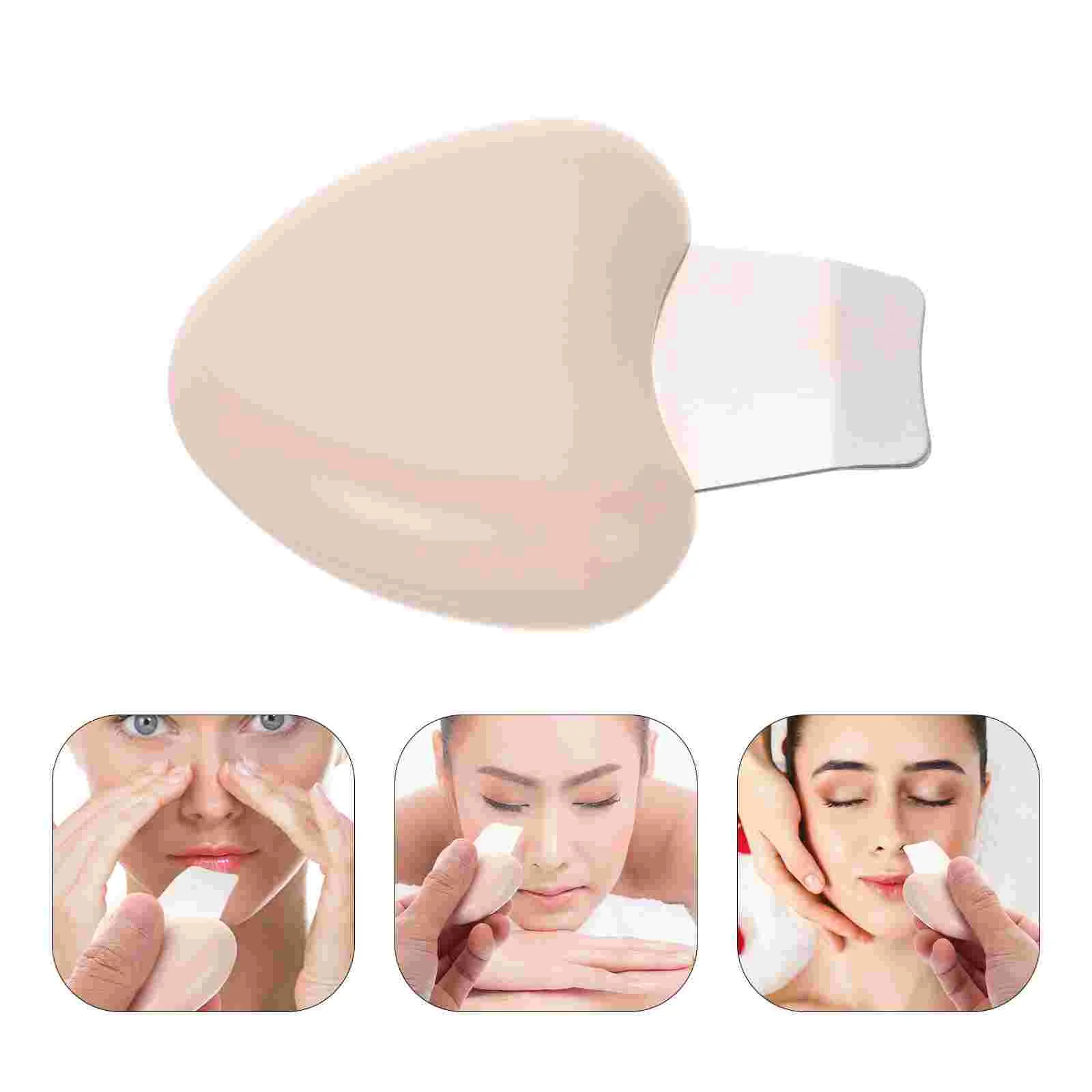 

1 PCS Heart Shape Blackhead Scraper Manual Pimple Removal Tool Facial Follicle Cleaner Beauty Skincare Brush Pimple Extractor