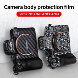 Camera Stickers for Sony A7M4 A7M3 A7R3 Protective Skin 3M Material Ornament Sticker Decals