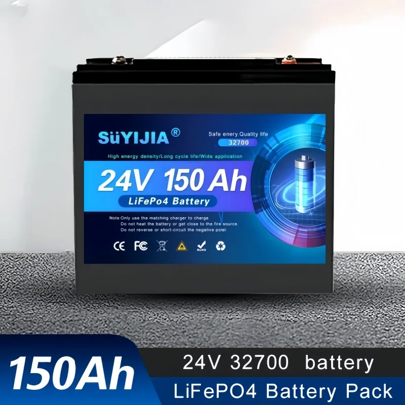 

2026 New LiFePO4 24V 100Ah-200Ah Battery has built-in 200A rechargeable Ferrous Lithium Phosphate Solar Off-grid Battery.