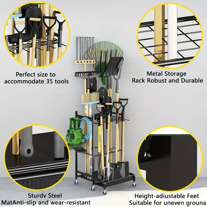 أدوات حديقة من الحديد المطاوع، رف معلق بخطاف مستقيم، حامل زهور بمنصة تيمون مثبت على الحائط #4