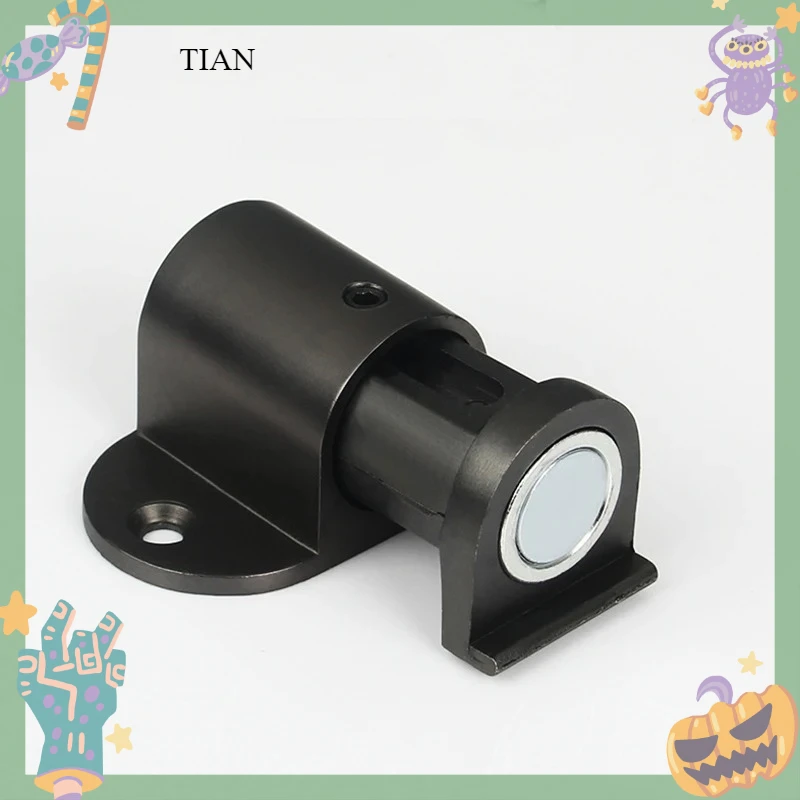 Non-punching Strong Magnetic Ground Suction Height Adjustable Door Anti-collision Door Contact Invisible Zinc Alloy Door Suction