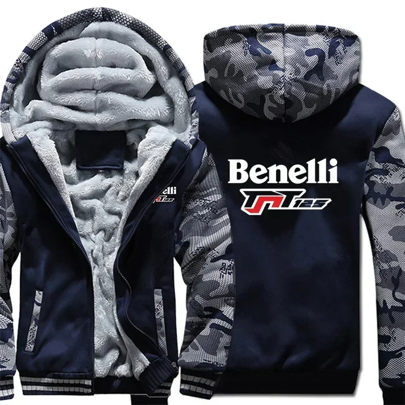 Nuevo invierno Benelli TNT 125 sudaderas con capucha de motocicleta manga de camuflaje pulóver chaqueta Benelli TNT 125 sudaderas abrigo de manga larga