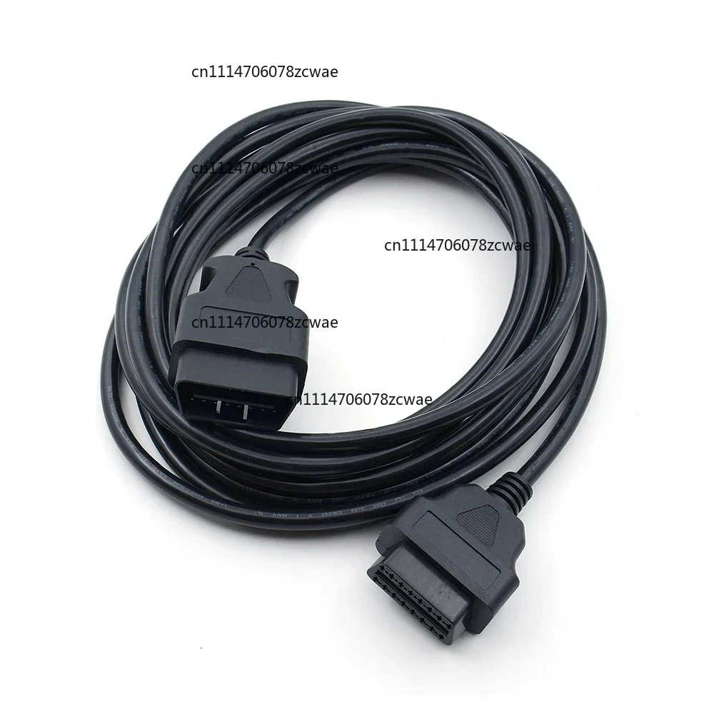 FOR5/10 Meters OBD2 OBD II Car Extension Cable Connectors 16PIN Male To Female Connector 10m For Auto ELM327 Connector Interface