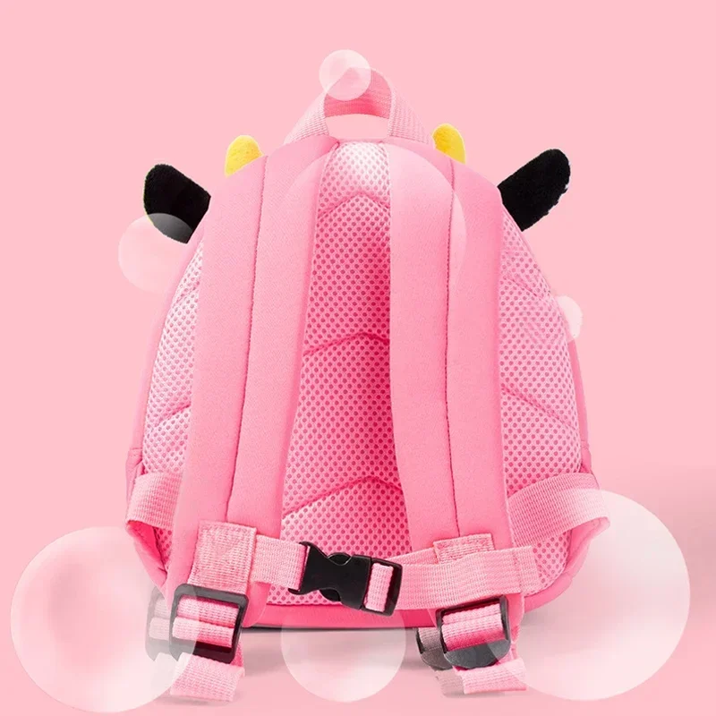 Cute Children School Bags 3D Biomimetic Animal Kids Backpack Kindergarten Boys and Girls School Bags Mini Backpack Book Bag